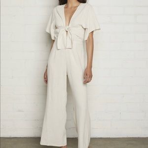 Rachel Pally Cream Wide Leg Jumpsuit